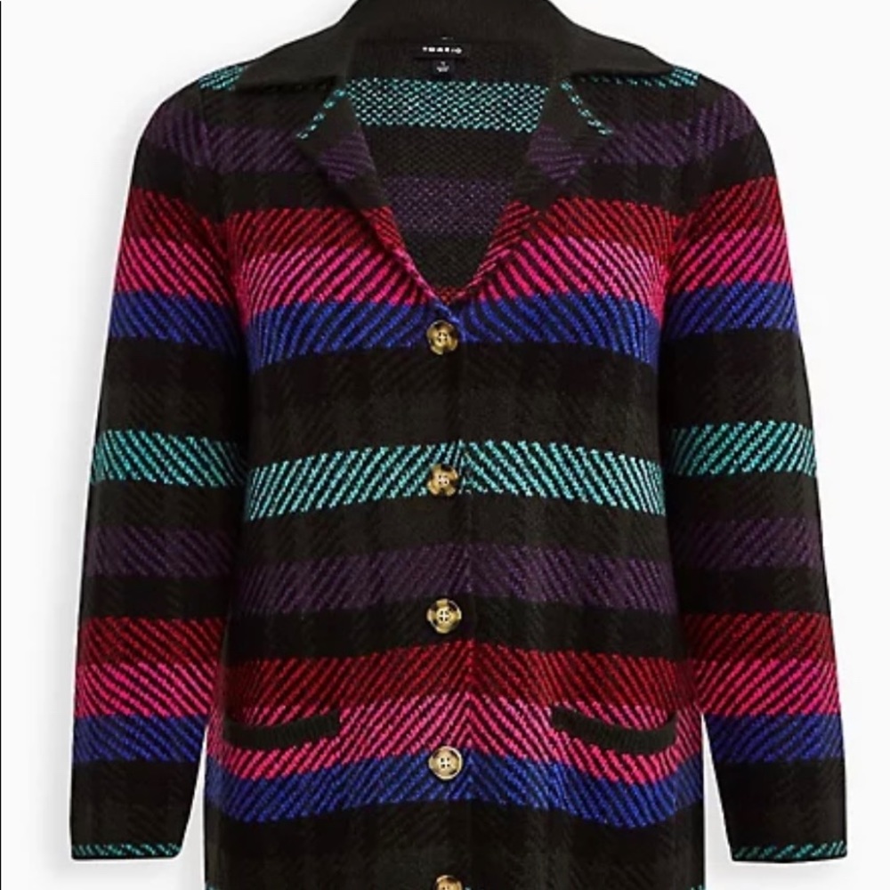 Torrid long sweater cardigan with pockets